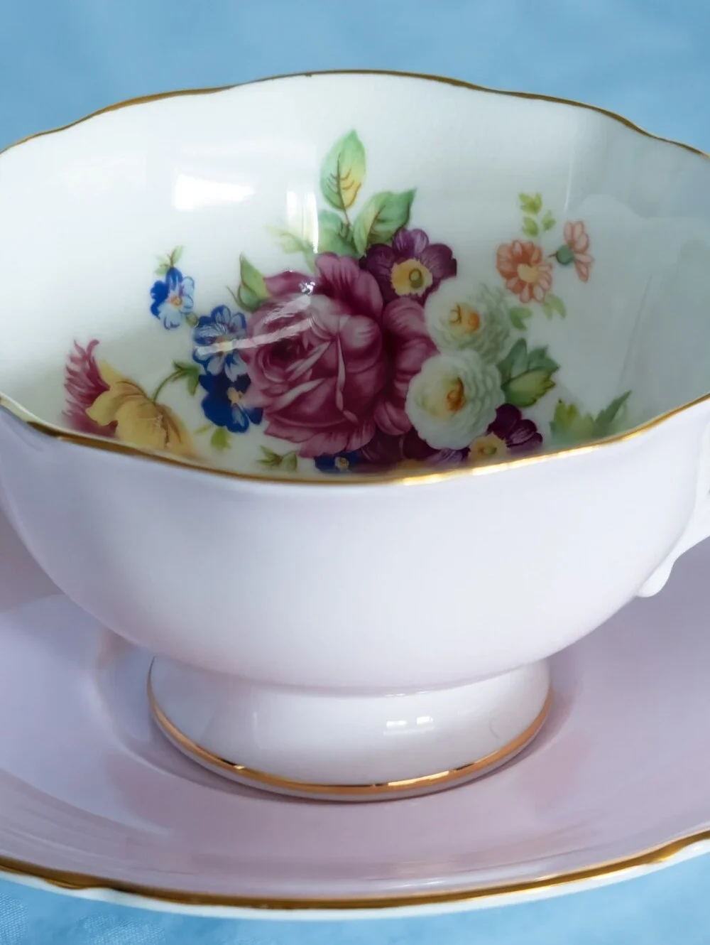 Antique,Vintage Assorted Paragon Cups And Saucers 3 Set. Made In England!